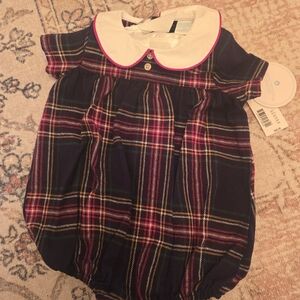 Edgehill Collection Plaid Baby Outfit